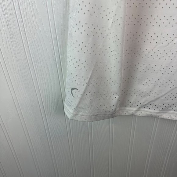 Zyia Active White tank top mesh‎ material size medium - Picture 2 of 4